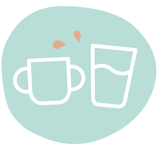 Copos bebé e criança